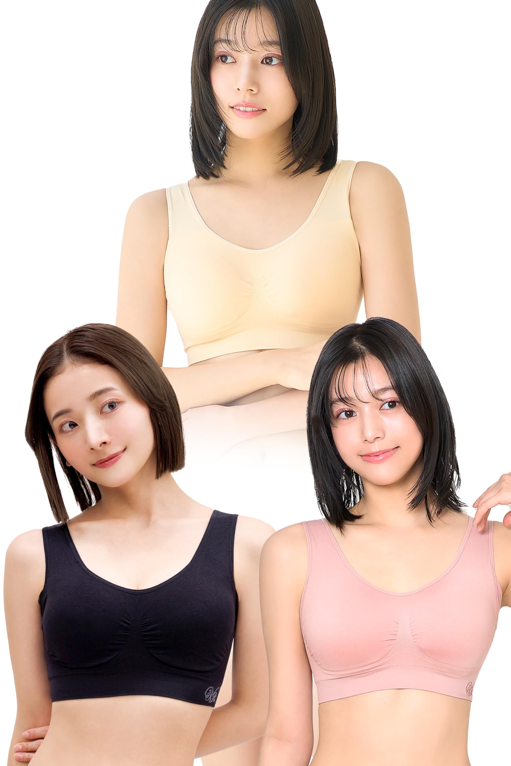 【ねる】3枚セット　ビアージュ　ナイトブラ　M  スイートピンク×ワイン 新品未開封 VIAGE ナイトブラ Mサイズ スイートピンクメワイン｜Yahoo