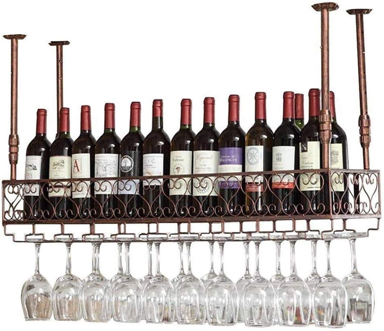 Porte-bouteille de vin suspendu MObyat pour créer une ambiance bar à la maison