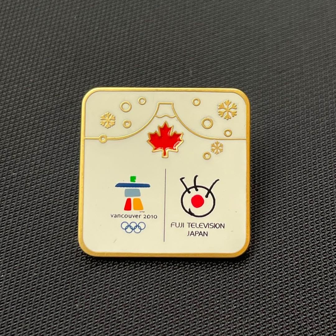 2010 バンクーバーオリンピック フジテレビ ピンバッジ オリンピック