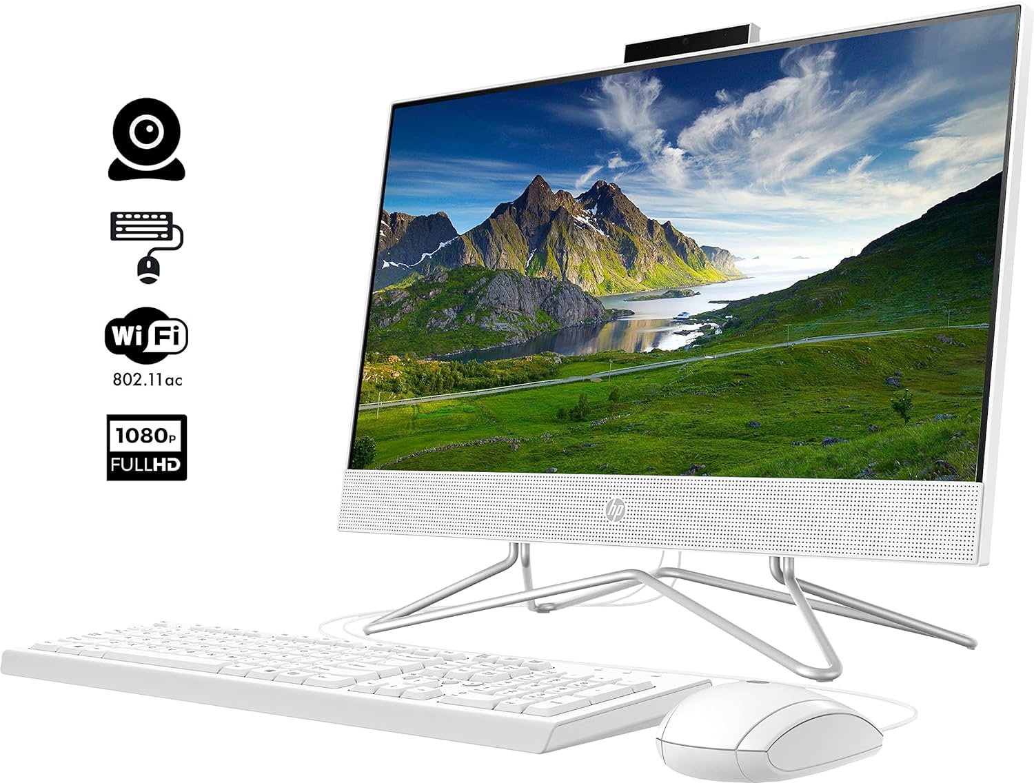 1tb Ssd HP HP Inch All-in-One Desktop PC, FHD Display