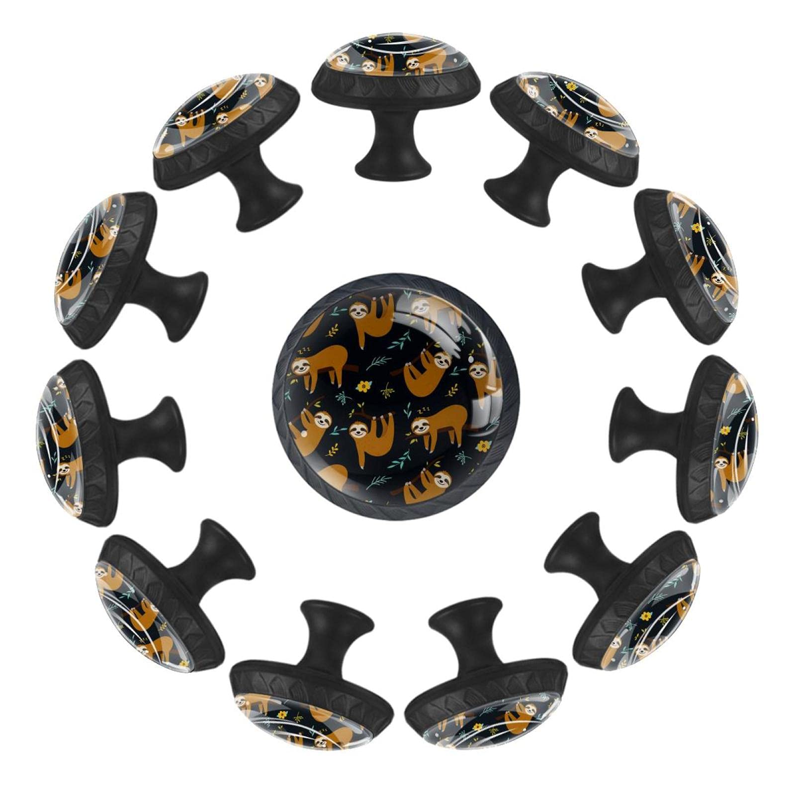 Bouton de tiroir Smile Paresseux 35 mm pour rénover une commode usée