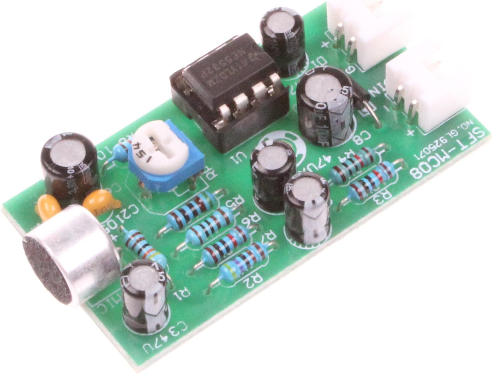 NOYITO 12V High-Fidelity Microphone Pickup Module Noise Reduction Microphone Amplifier Board High Sensitivity Kit - Adjustable Sensitivity