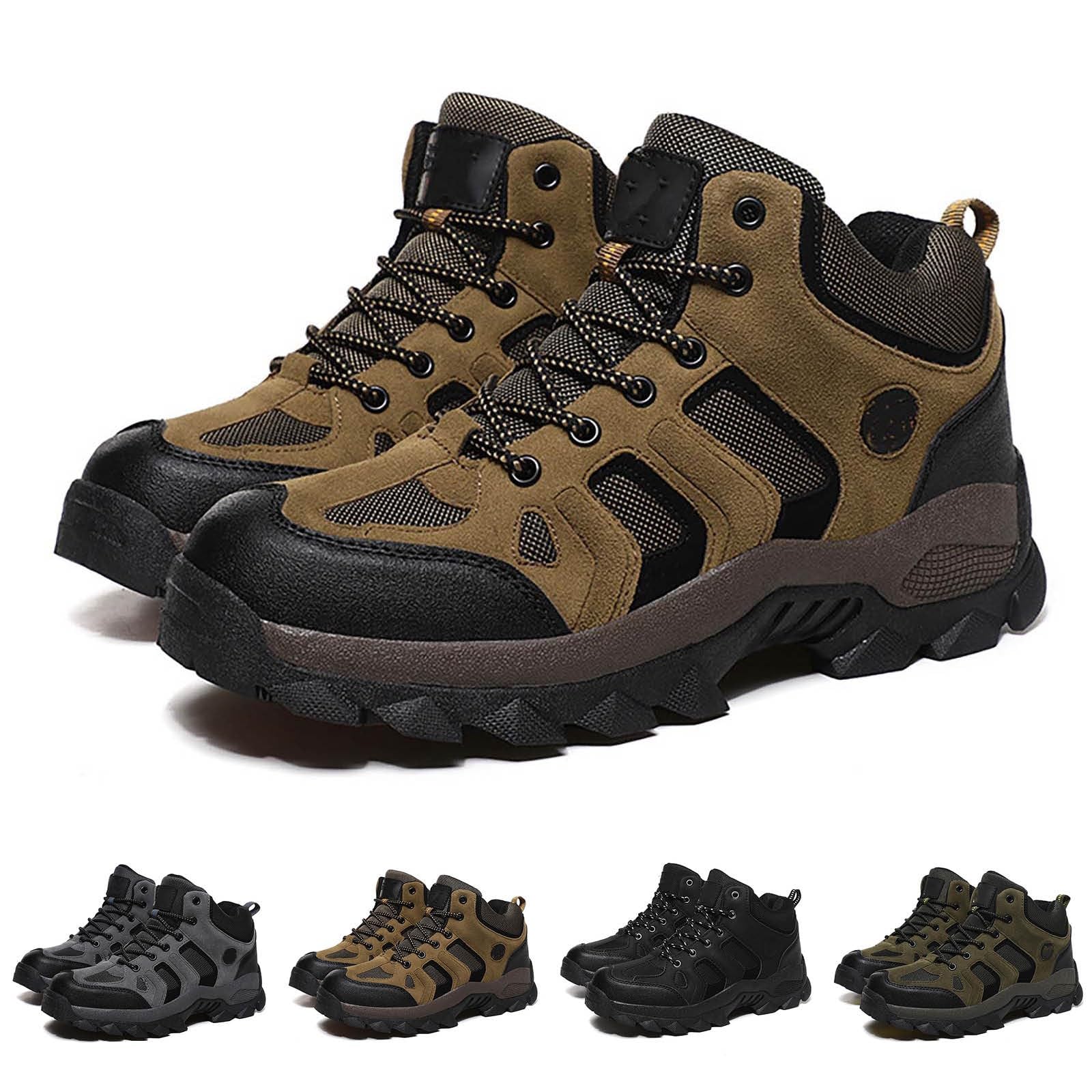 Zapatos de senderismo transpirables de malla de verano para hombre, zapatos de senderismo cómodos, zapatos de viaje al aire libre, zapatos deportivos informales, antideslizantes, zapatos de
