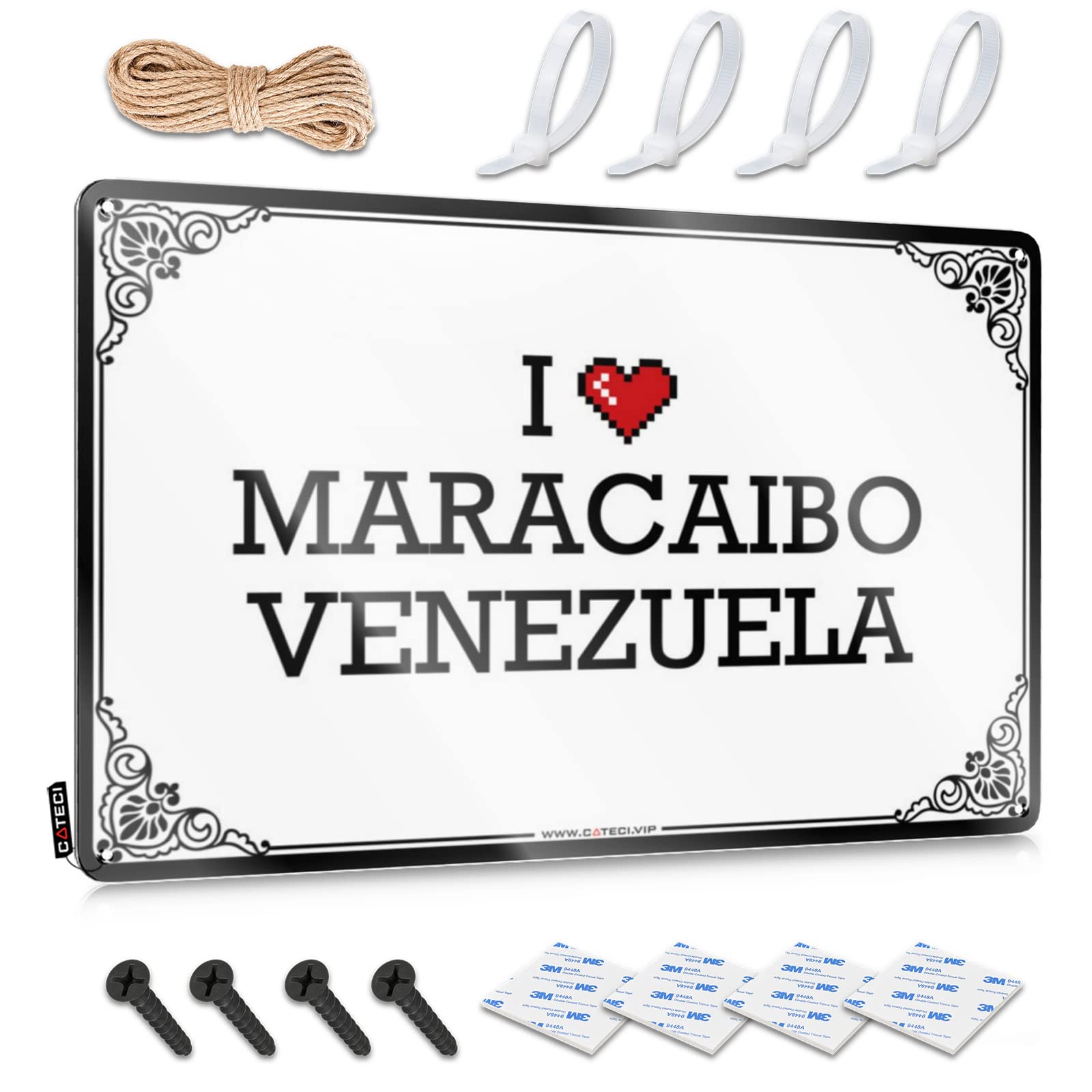 Fzfn Men's Colour I Love Maracaibo Venezuela Essentials Humor - Birthday Art Wall Art Decoration(30X40cm)