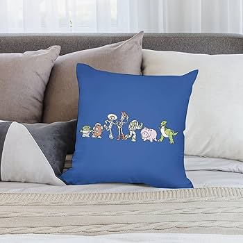 Amazon｜トイストーリー レックスクッションカバー 抱き枕カバー