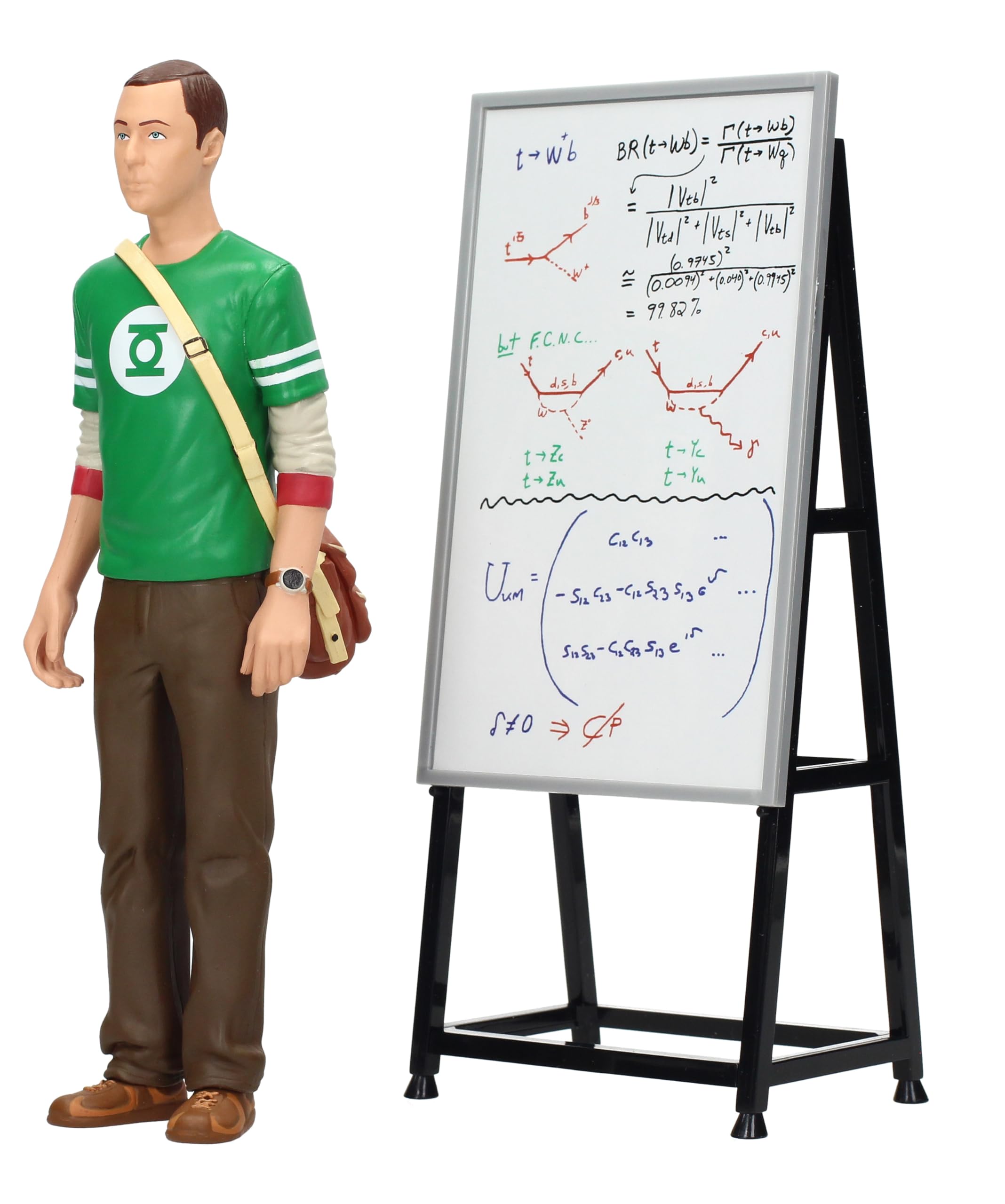 SD TOYS The Big Bang Theory: Sheldon Cooper Action Figure, 7", Green, 7 Inches