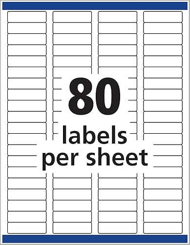 Miniatura 3 de Avery Etiquetas de identificación extraíbles, alimentación segura, adhesivo extraíble, 0.5 x 1.75 pulgadas, 2.000 etiquetas (6467)