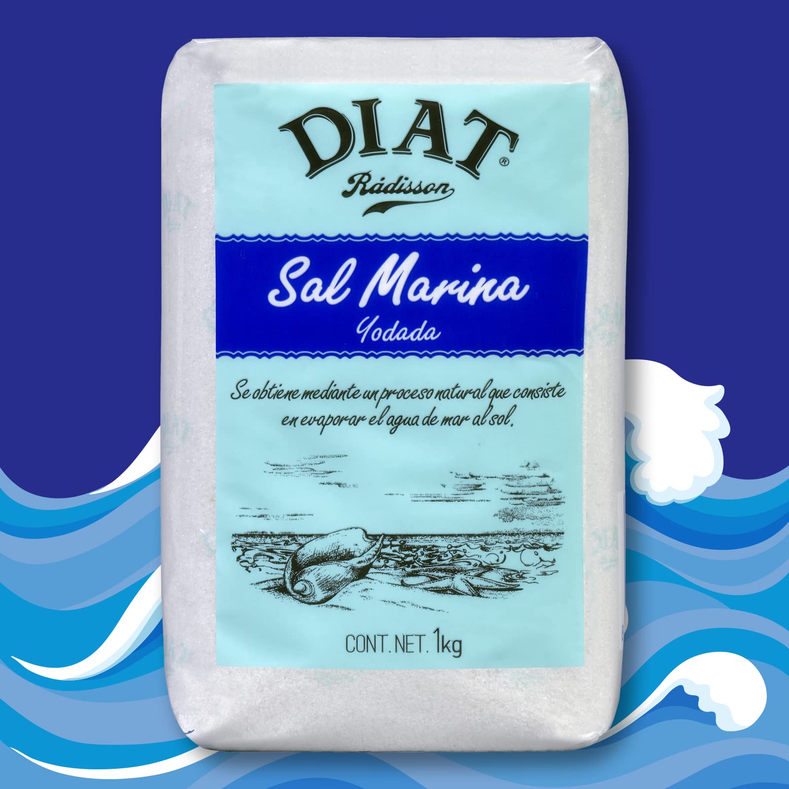 DIAT Radisson - Sal Marina Yodada | Sal Marina Natural | Sal con Yodo | Sal de Mar Natural | Sal Yodada de Mesa | Rica en Minerales