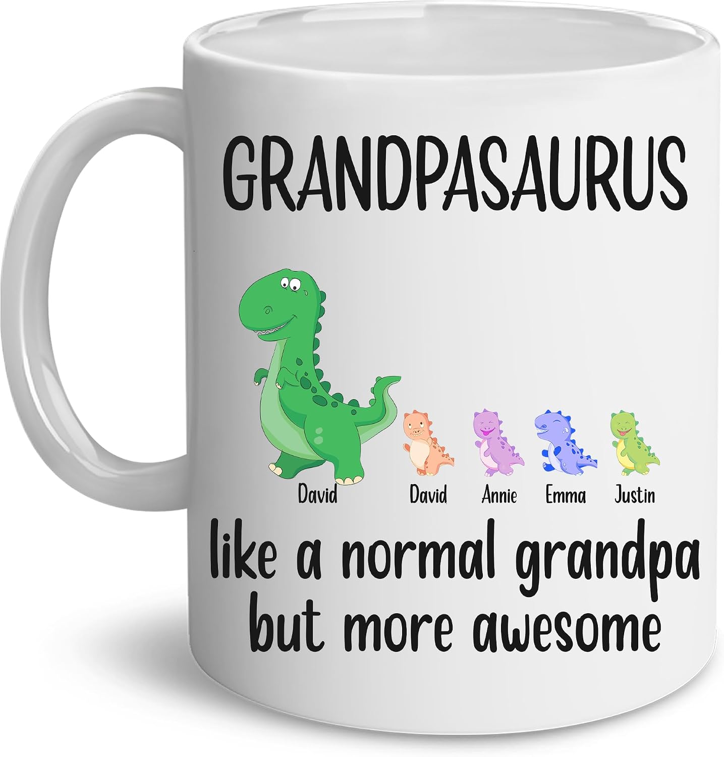 BSQUIELE Fathers Day Gift For Grandpa 2026 - New Grandpa Gifts - Grandfather to be Gifts - Birthday Gift For Grandpas From Granddaughter, Grandson - Grandpas Mug Est 2026 - Baby Announcement Gift