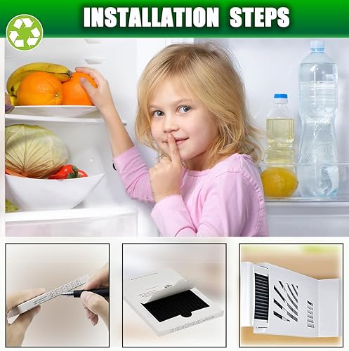 Miniatura 7 de MMFILTER - Filtro de aire activado por carbono para refrigerador compatible con Frigidaire PAULTRA Pure Air Ultra y Electrolux EAFCBF, SCPUREAIR2PK,