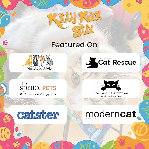 Miniatura 7 de Kitty Kick Stix Hierba gatera a granel de alta calidad fabricada en Estados Unidos, 100% natural, la mejor hierba gatera para gatos, pezón de gato