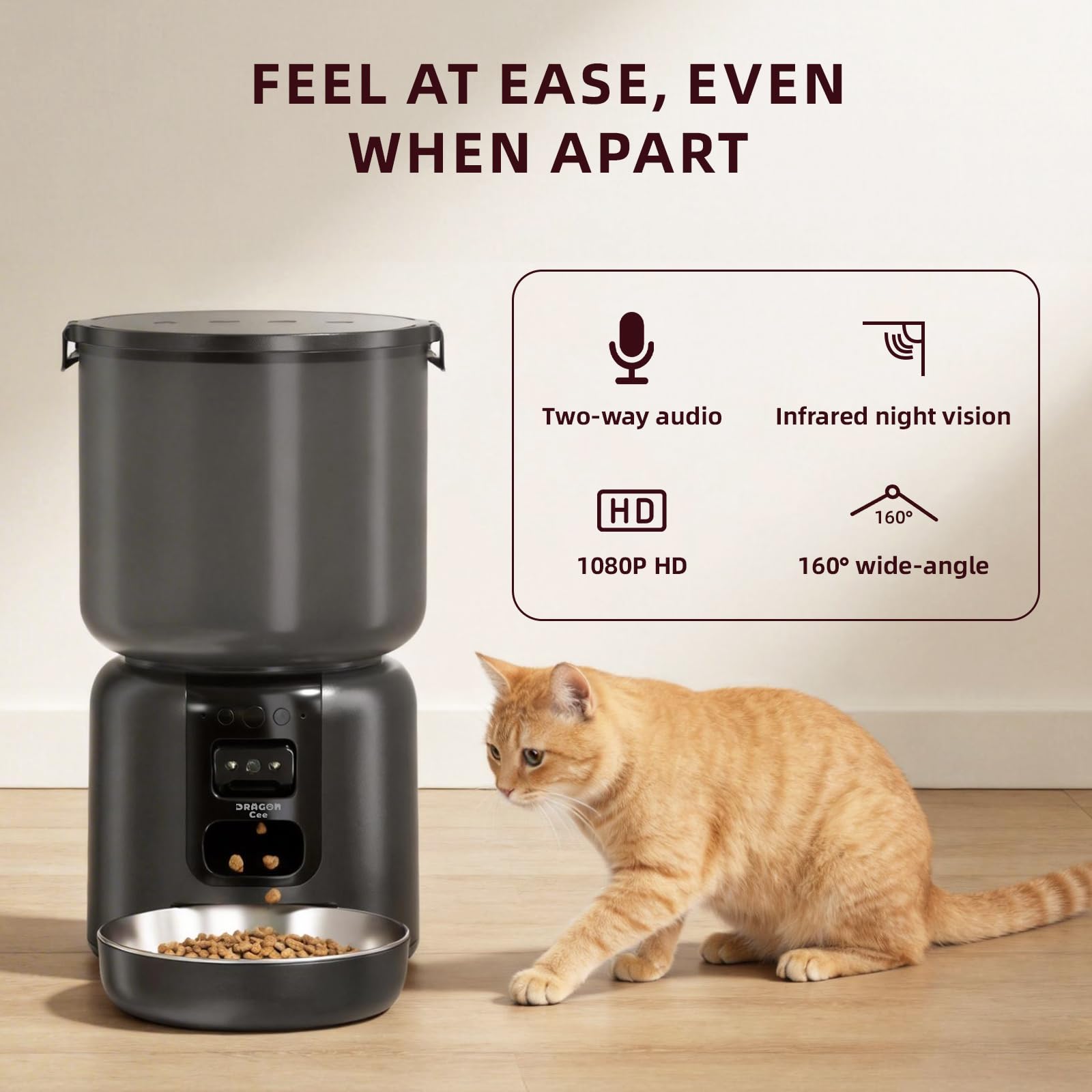 Smart Pet Feeder with Camera Gallery Image