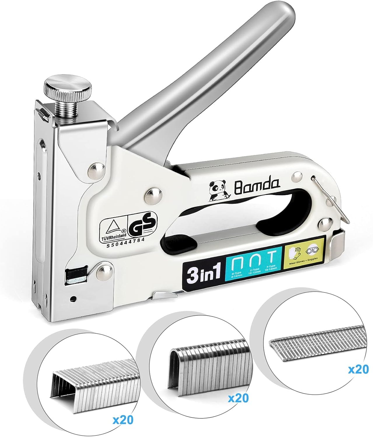 Mini Agrafeuse De Poche Sinand Agrafeuse Murale Avec 2100 Agrafes, 3 En 1 Agrafeuse Tapissier Agrapheuse Bricolage