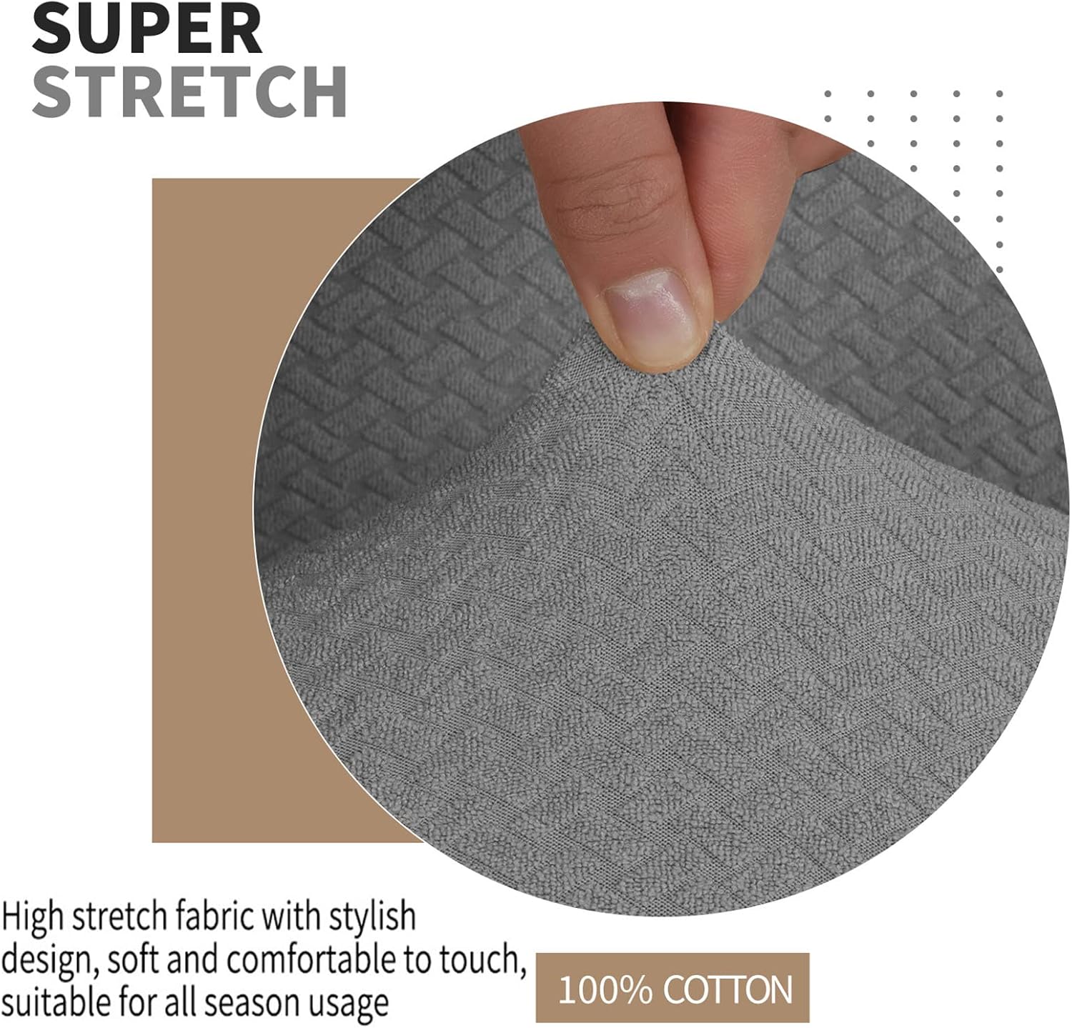 Recliner Sofa Slipcover Stretch - Furniture Protector Covers for 1 2 3 Seater Couch - Armchair Slipcover for Reclining Chairs