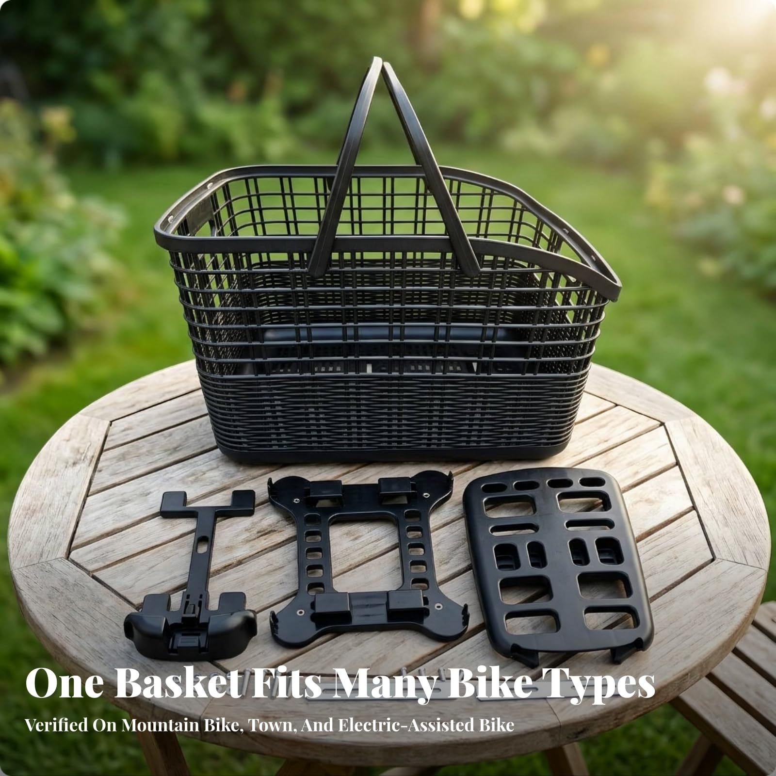 Panier à Vélo en Plastique Robuste