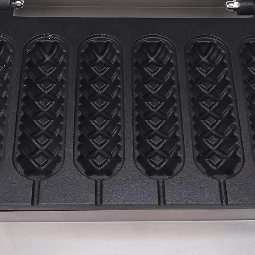 Miniatura 9 de TOPINCN Electric Hot Dog Maker Electric Heating Crispy Machine Commercial Sausage Machine Milk Stick Machine Muffin Stick Corn Hot Dog Stick Machine