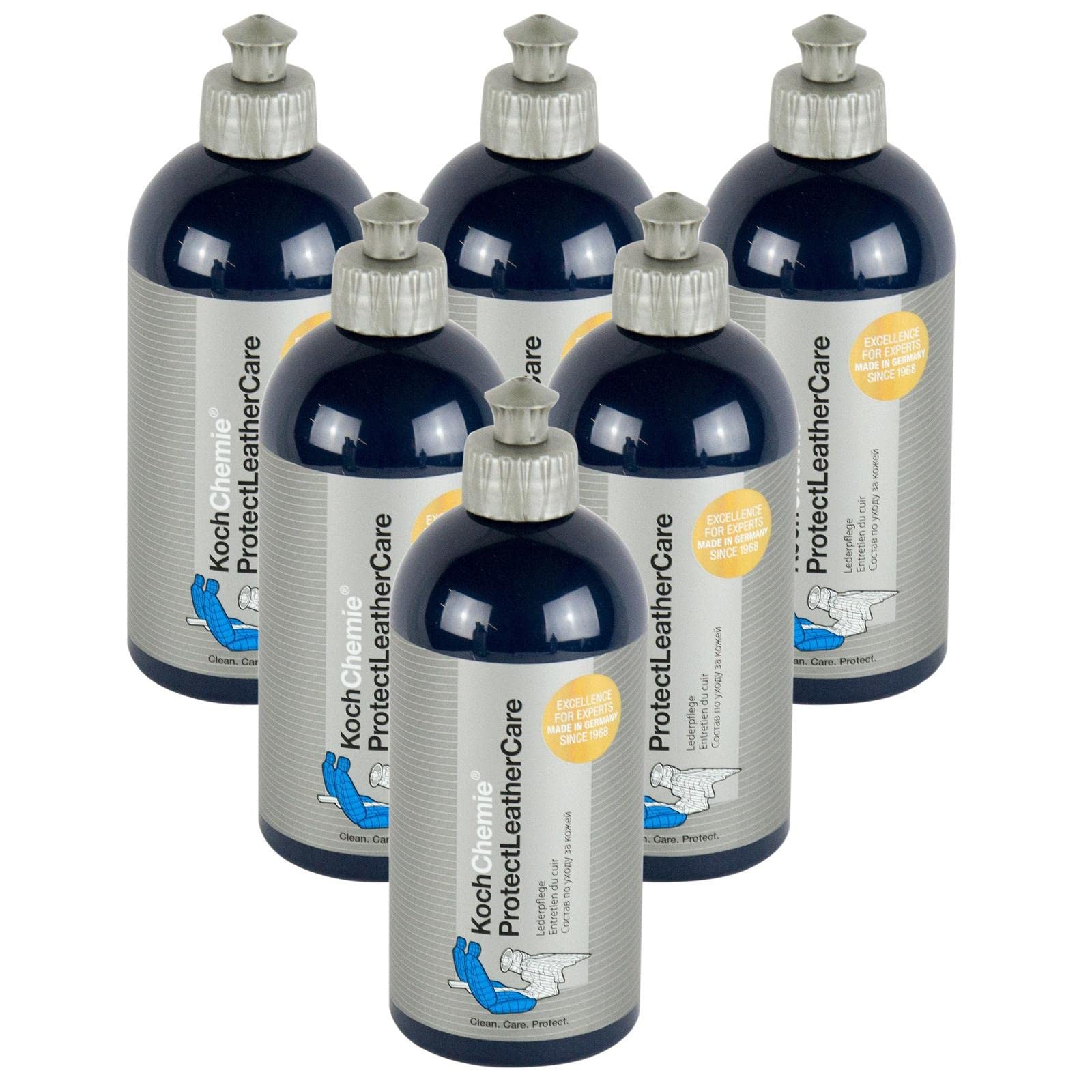 KOCH CHEMIE 6X Protect Leather Care Lederpflege Lederreiniger Reiniger 500 ml