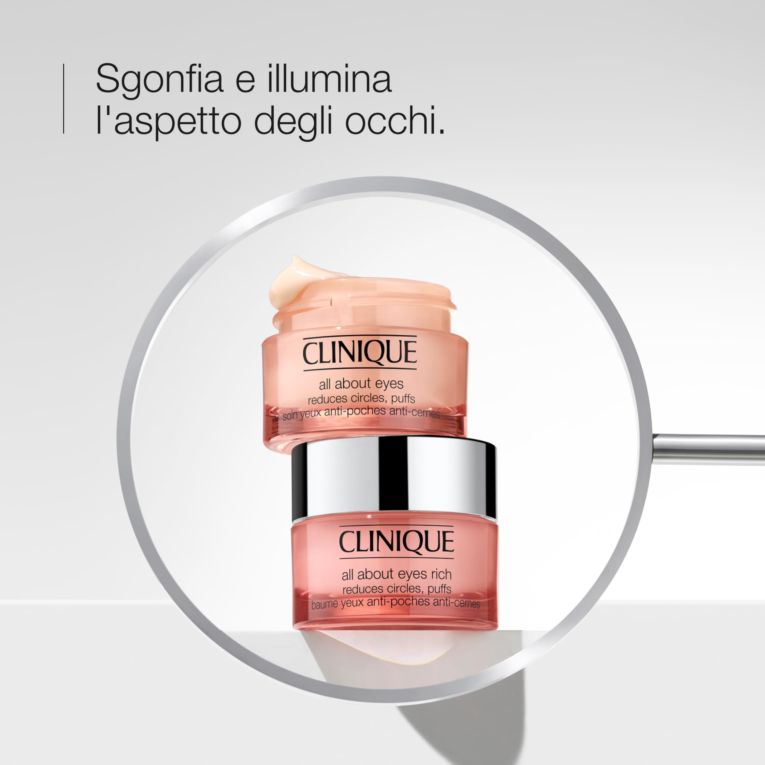 Clinique All About Eyes Rich crema contorno occhi ricca con acido ialuronico | Idratante