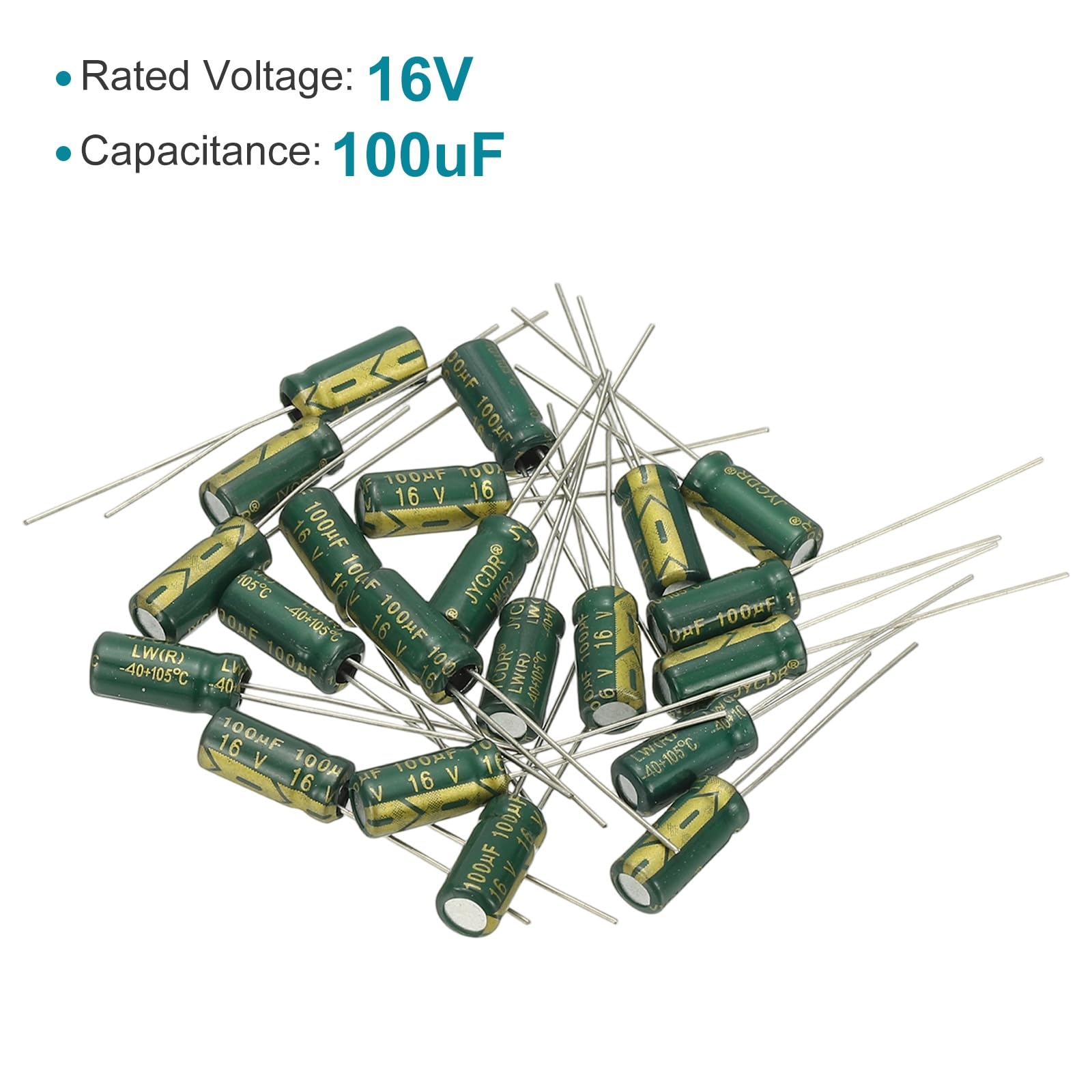 Condensatore Elettrolitico 2,2uF 50V 105°C Radiale 4x8mm AV (2 pezzi Condensatore Elettrolitico 2,2uF 50V 105°C Radiale 4x8mm AV (2 pezzi