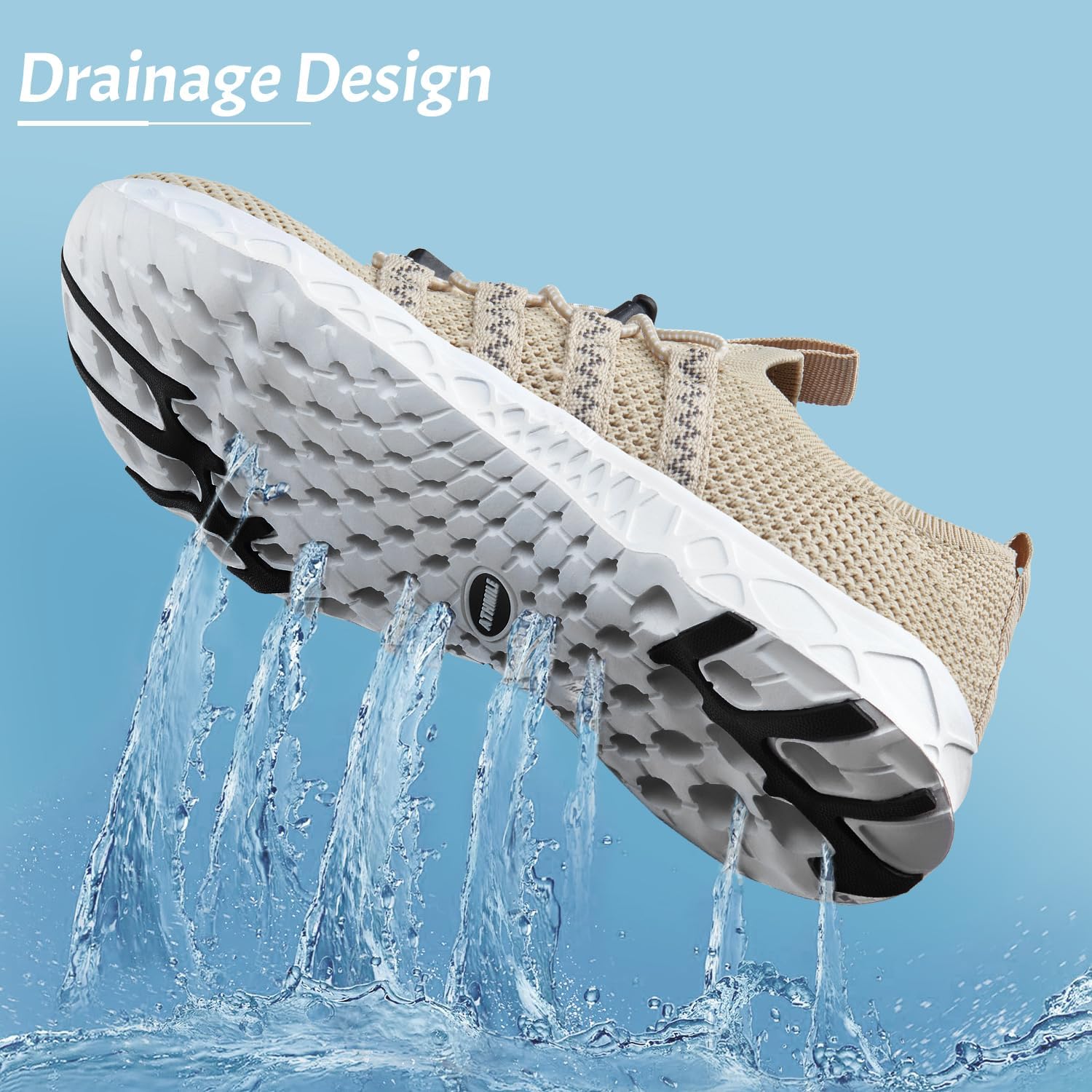 ATHMILE Water Shoes for Men Women Barefoot Hiking Swim River Shoes Adult Lake Pool Aqua Socks Beach Quick Dry for Hiking Surfing Kayaking Sport Accessories Camping Must Haves - Image 6