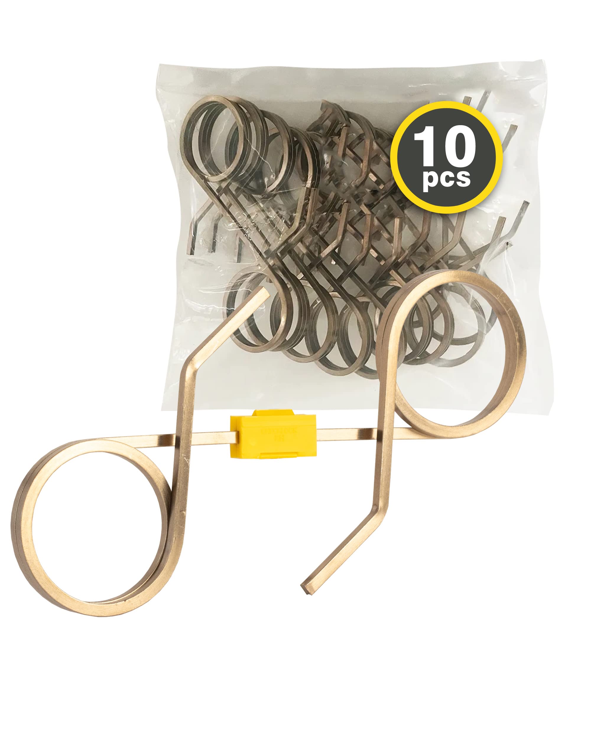 Checkpoint Checklock Stainless Steel Wheel Nut Retainer - 33 mm (Bag of 10 pcs) - 285 PCD 10 Stud - Lug Nut Retainer for Fleets, Industrial Trucks, Agricultural Vehicles