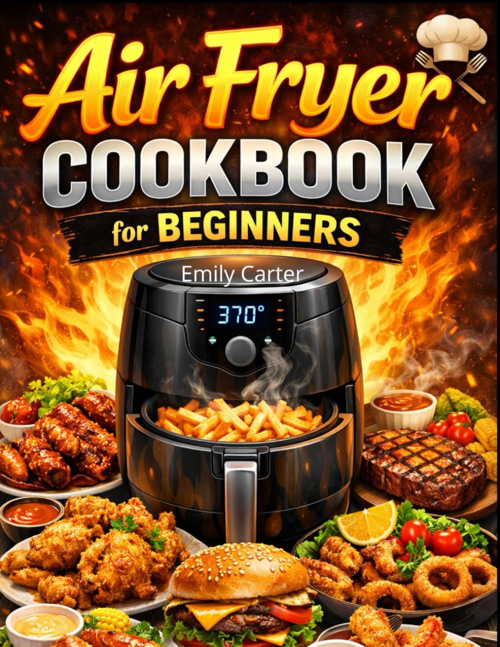 Air Fryer Cookbook for Beginners: Easy, Crispy & Healthy Recipes for Every Meal — Quick & Effortless Air Fryer Cooking for Busy People