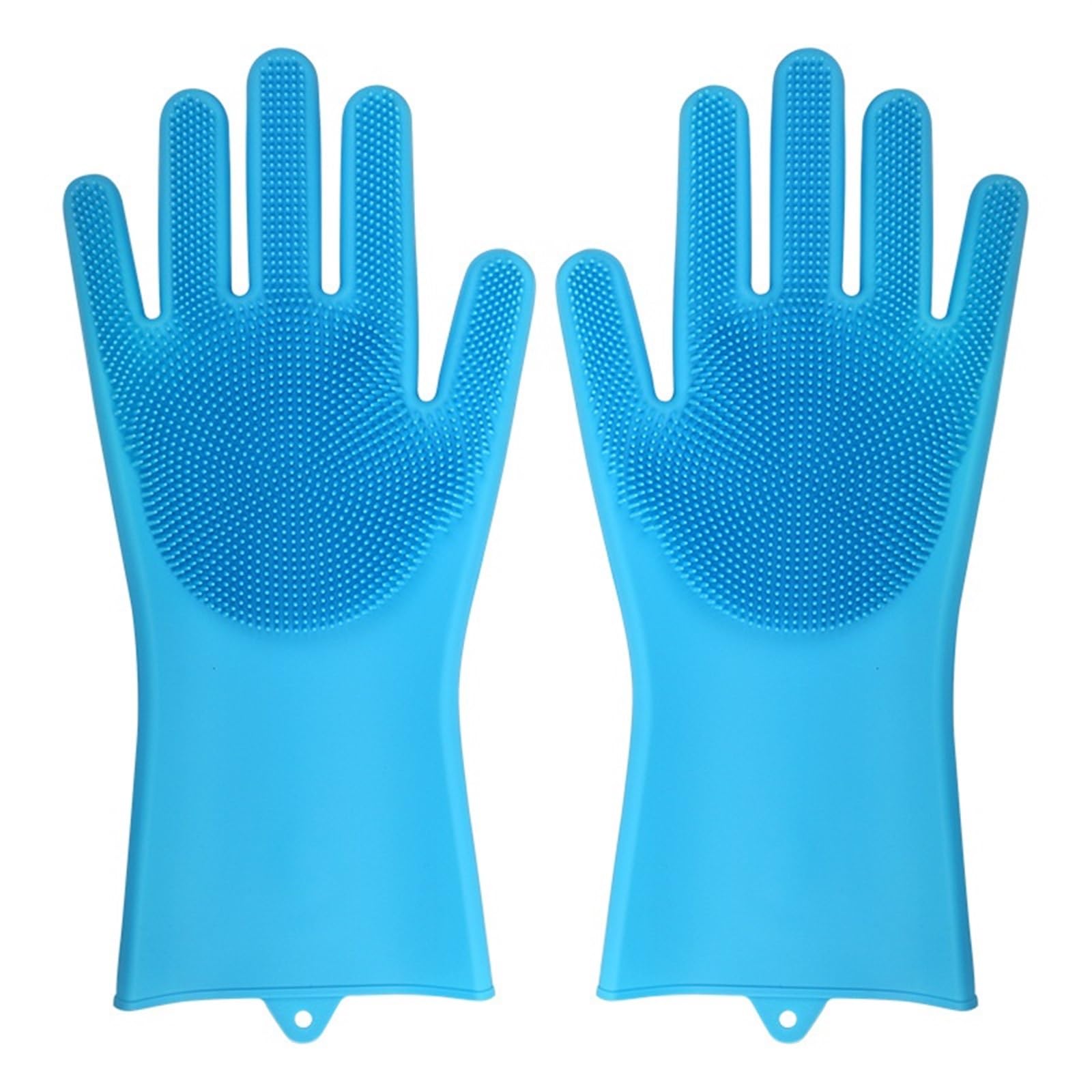 saubere Handschuhe, Geschirrspülschwämme, Küchenreinigungswerkzeuge, Spülhandschuhe(Blau)