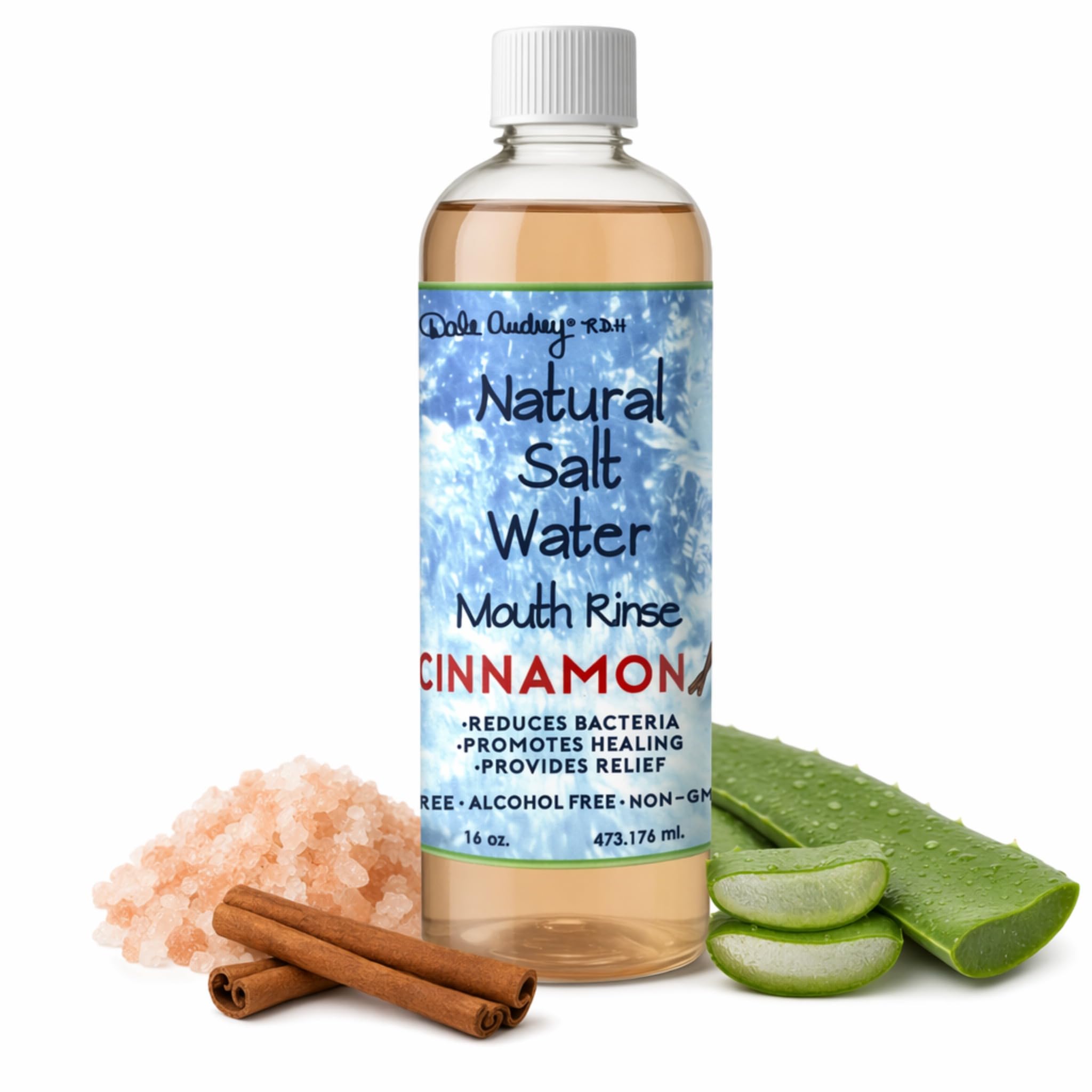 Dale Audrey Sal natural canela enjuague de agua (Mint)