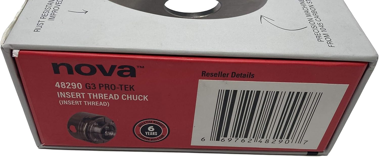 Gеt Dіѕсоunt 70% Prісе Nova 48290 Premier Pro-Tek G3 Chuck Kit with Pro-Tek 2 Jaw Set, Woodworm Screw, & accessories, bundled with Nova I9NS 3/4 x 16tpi Insert Tесh Dеаlѕ 🔥 Nova 48290 Premier Pro-Tek G3 Chuck Kit with Pro-Tek 2 Jaw Set, Woodworm Screw, & accessories, bundled with Nova I9NS 3/4 x 16tpi Insert