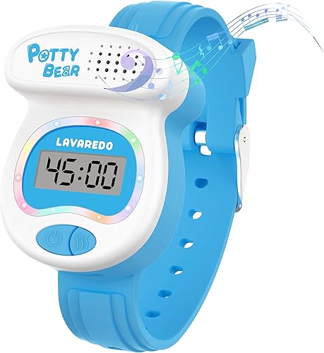 NN BEN NEVIS Reloj de entrenamiento para ir al baño, temporizador para ir al baño y luces LED coloridas, ayuda para entrenamiento de inodoro para