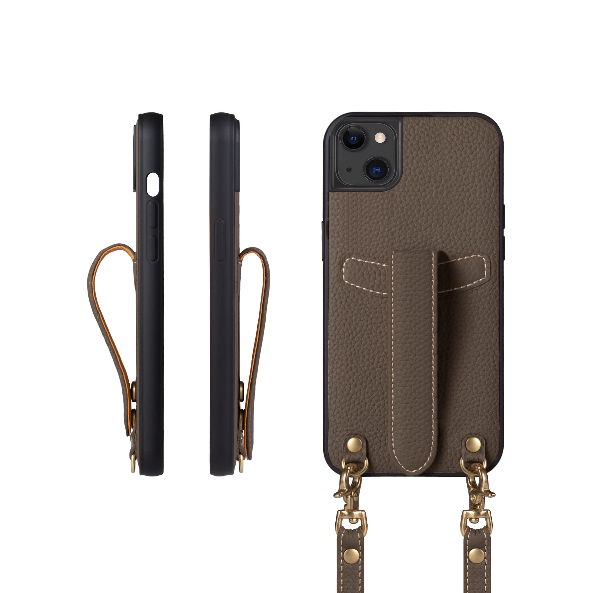 【色:エトープ【Etoupe】_サイズ:iPhone15Plus】COGURE Amazon.co.jp: COGURE for iPhone15Plus ケース ショルダー
