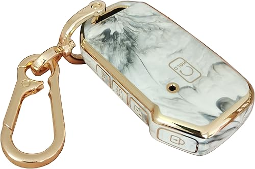 Funda para llavero Kia con control remoto sin llave, con llavero apto para Kia Ceed, Cerato, Forte, NIRO, Seltos, Sorento, Soul Sportage Telluride