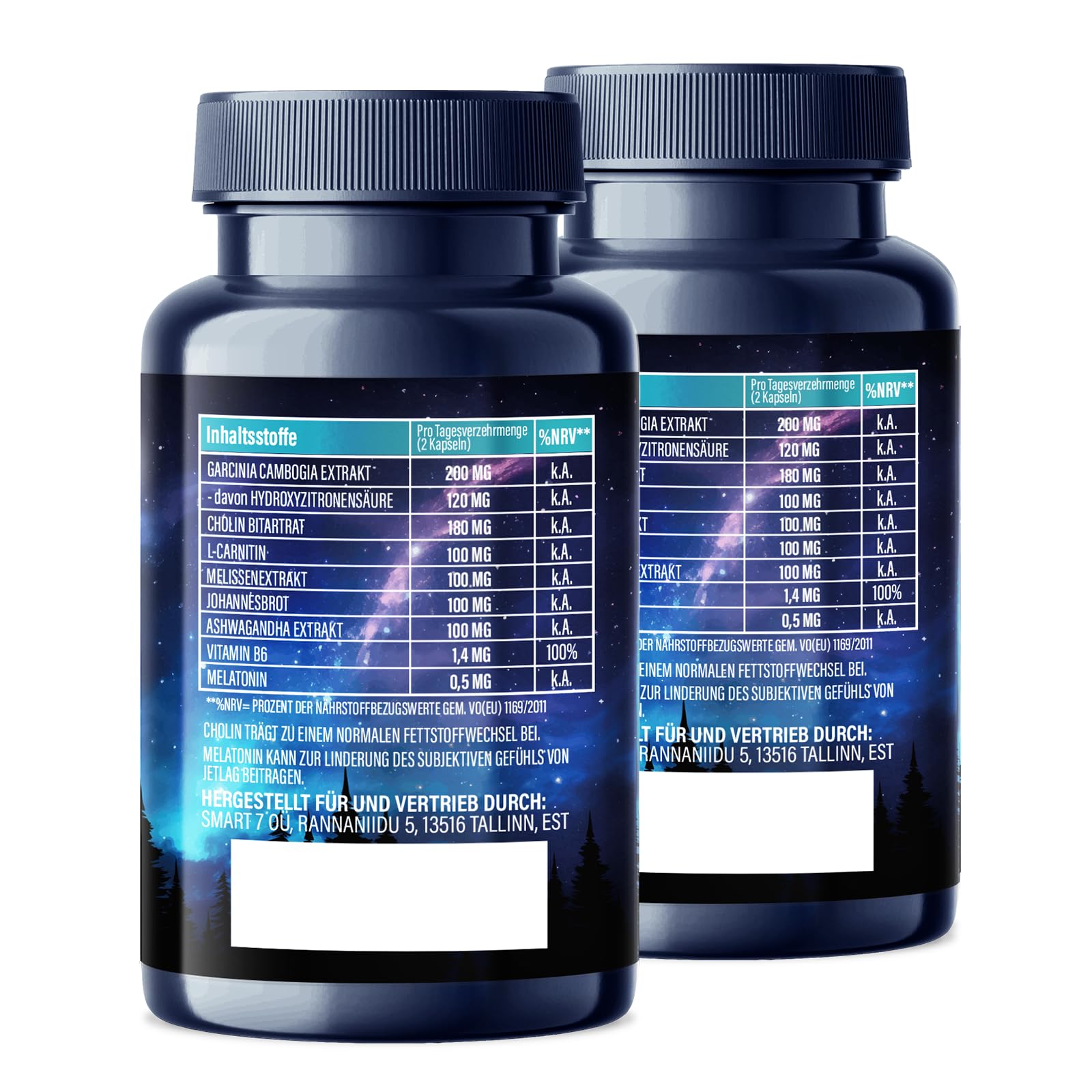 NEU: KETO BURN® Night Mode Kapseln 2er Packung mit 0,5 mg Melatonin & Cholin, Stoffwechsel Rezeptur extrem - schnell & endlich - verbesserte Formel für die Nacht, für Frauen + Männer
