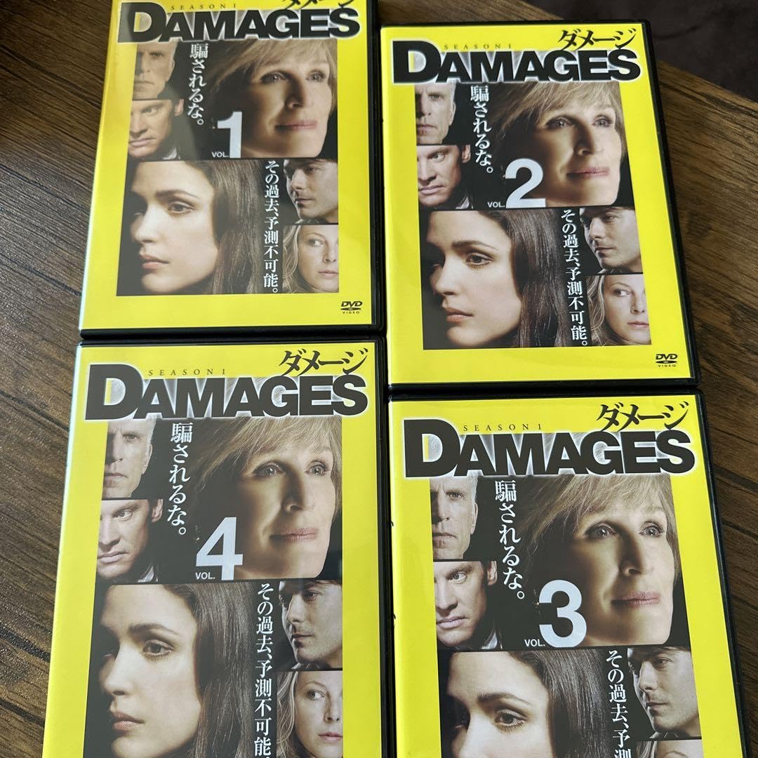 Amazon.co.jp: ダメージ シーズン1 DVD-BOX〈3枚組〉+VOL1DVD 4