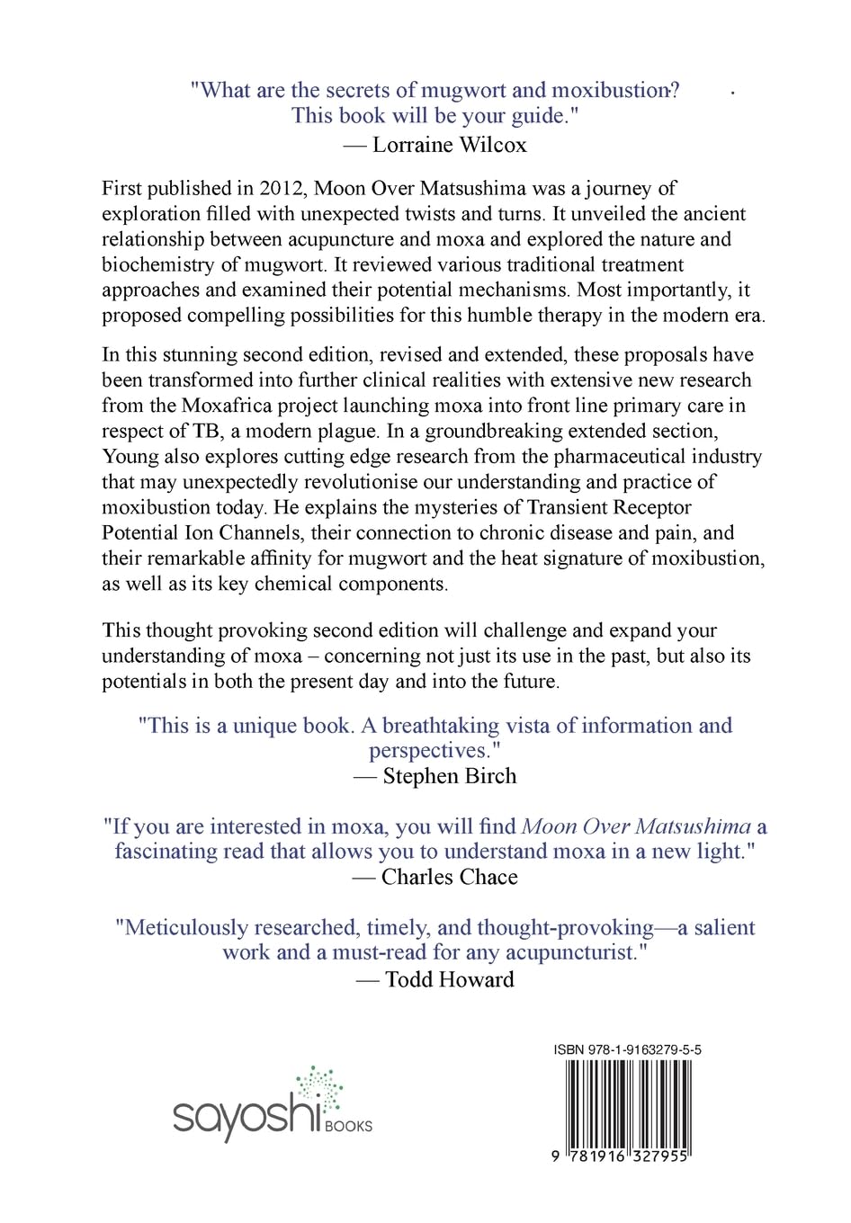 The Moon over Matsushima: Insights into Moxa and Mugwort