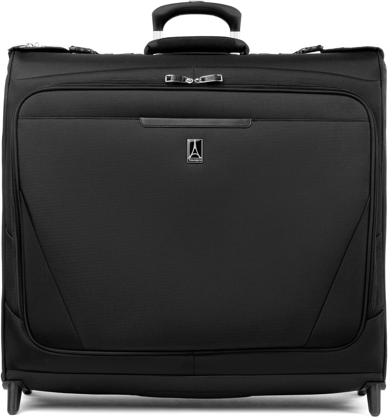 Maxlite Lightweight Check-in Upright 2-Wheel Rolling Garment Bag, 24-Inch — Black
