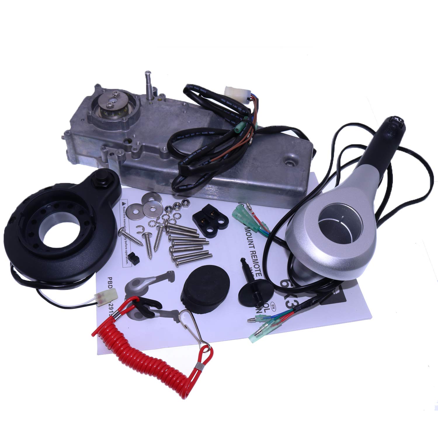 Amazon | YIXIN 船外機リモートコントロール サイドフラッシュマウント