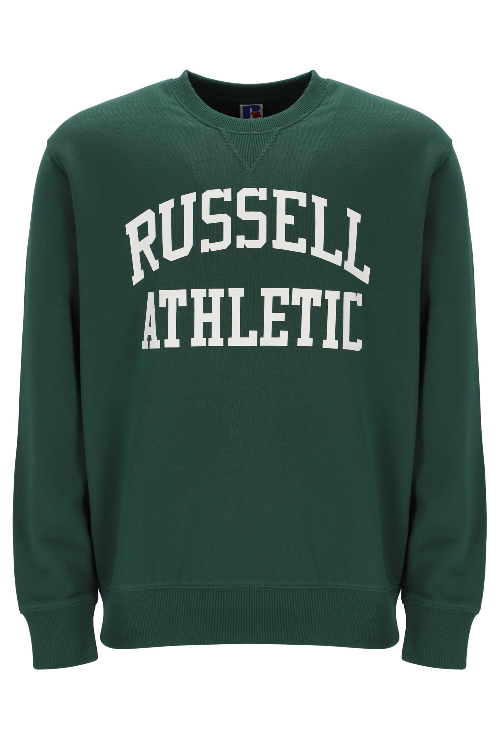 Russell Athletic E36062-DG1-225 ICONIC2-CREWNECK SWEATSHIRT Sweatshirt Men's DARK GREEN Size M