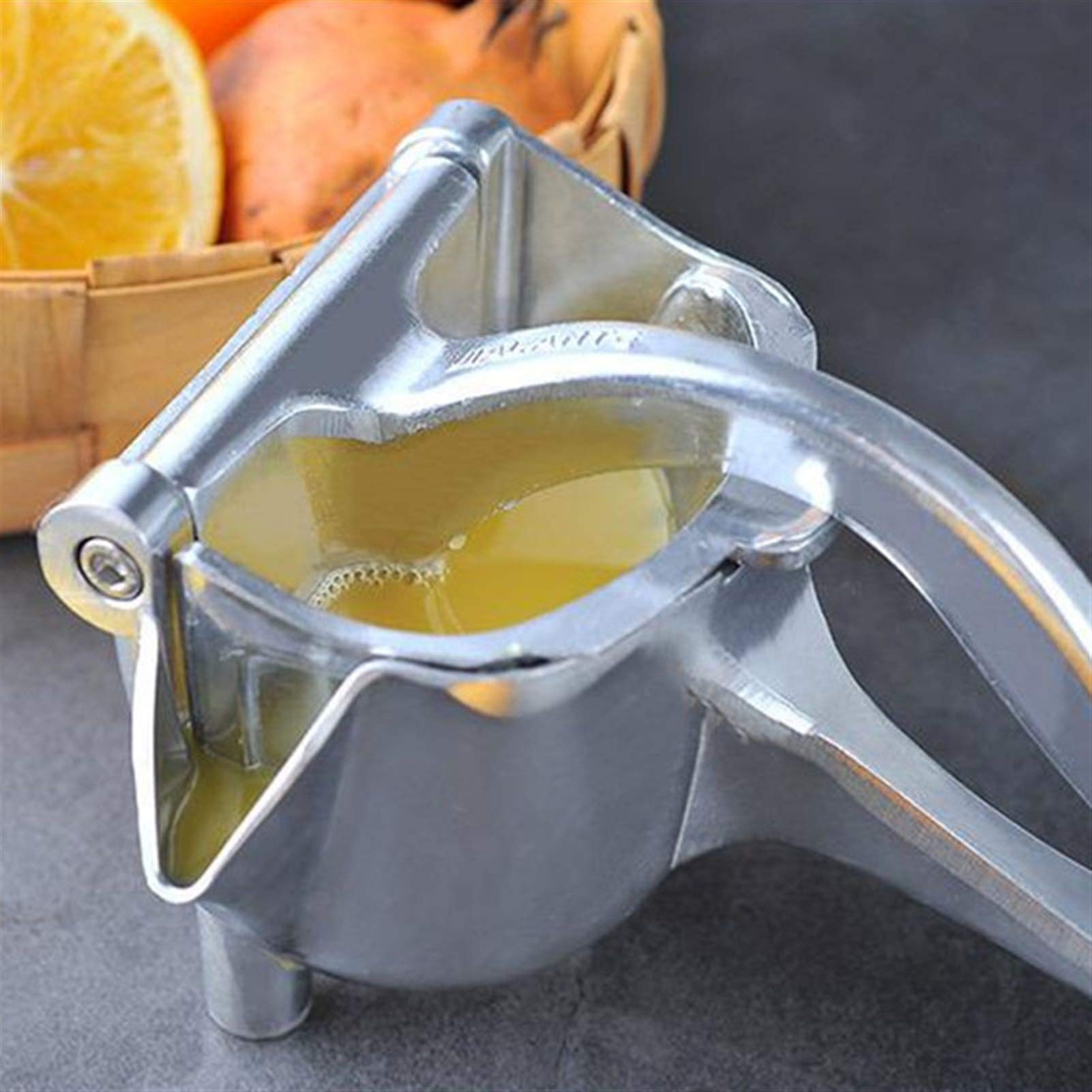 Aluminiumlegierung Manuelles Juicer Saft Squeezer Handdruckmaschine Granatapfel Orange Karotte Zitrone Küche Obst Gemüsewerkzeug (Color : 1pc, Size : 22x10x10.8 CM)