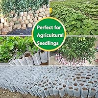 Vista 9 de Belit Bolsas grandes no tejidas para vivero, 25 bolsas de cultivo para plantas, macetas para árboles, verduras, flores, cultivo de plantas