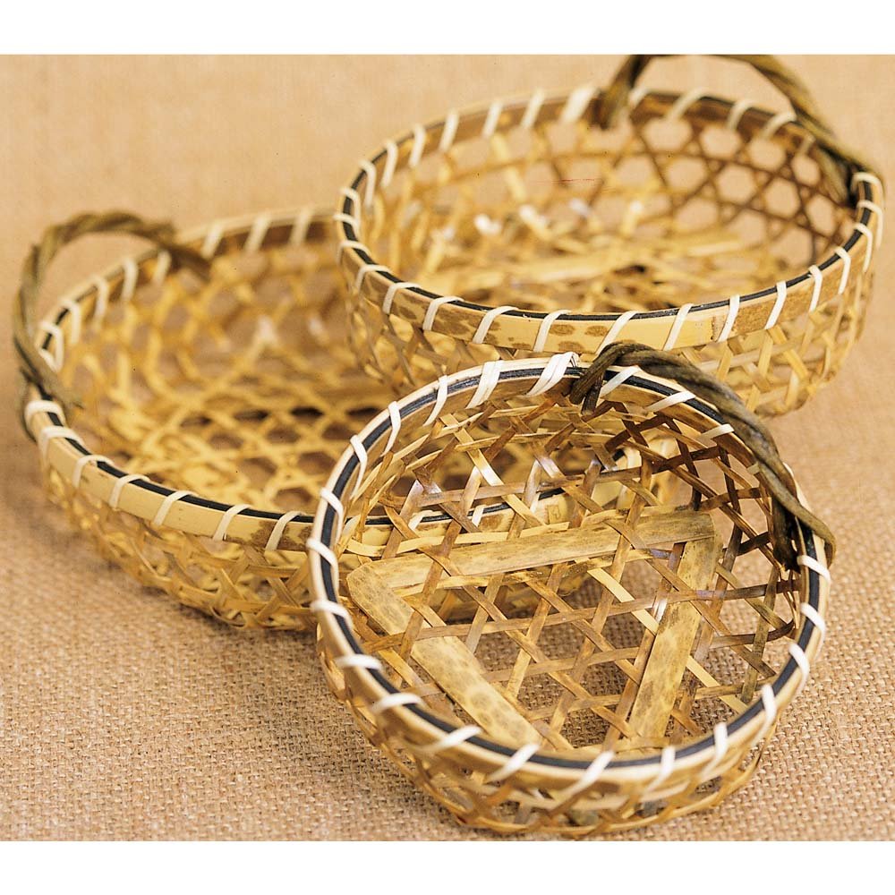 Amazon.co.jp: 山下工芸(Yamasita craft) 紋竹六ツ目カズラ付 中