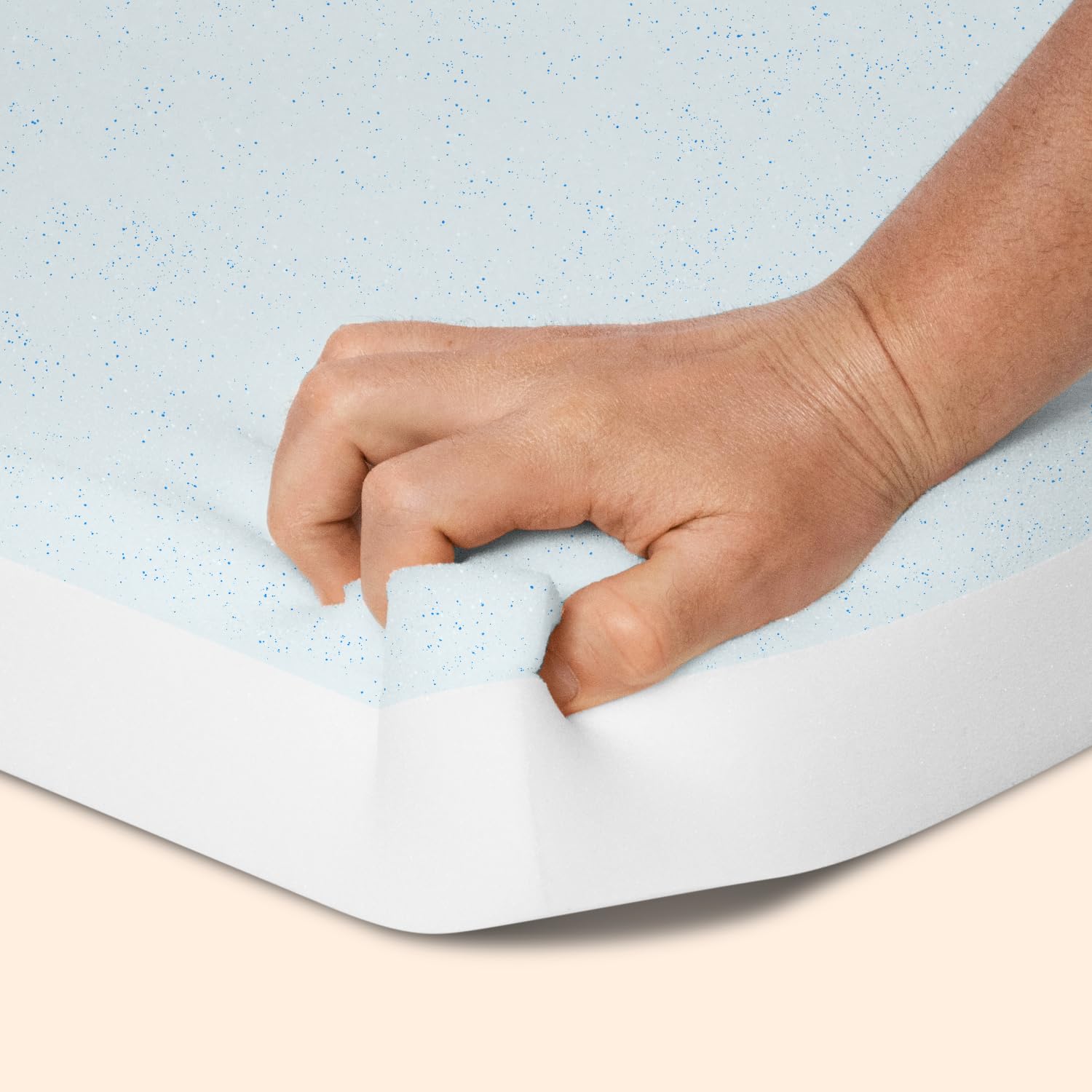 Geriafy - Cojín Viscoelástico con Partículas de Gel | Fresco | Impermeable y Transpirable | Ideal para Sillones, Sillas y Sofá (42x42x8 cm)