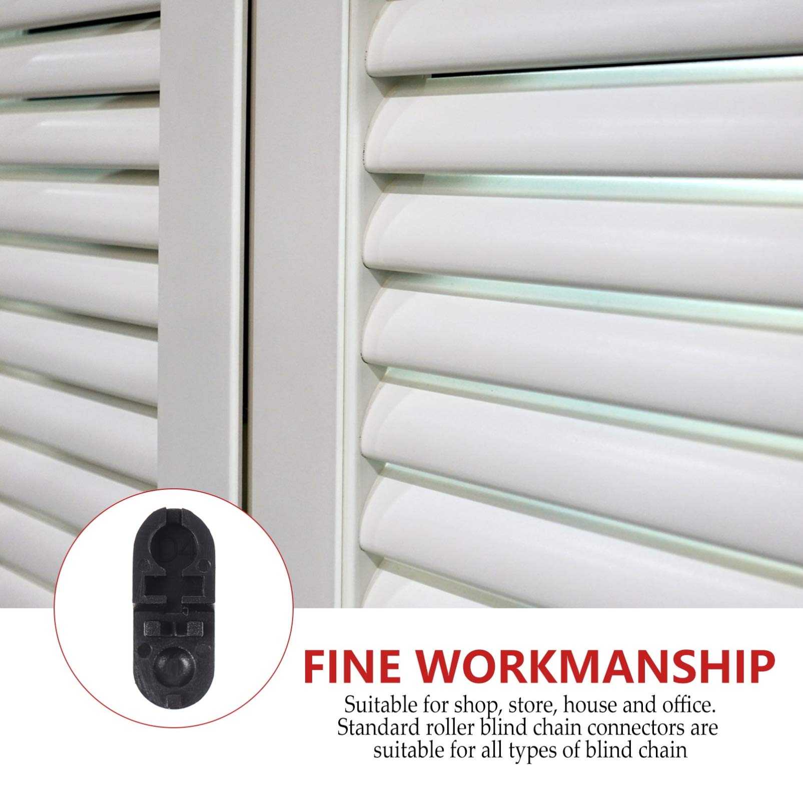 20 Pezzi Connettori Per Catene Tende | Clip Di Giunzione Per Catene Romane | Verticali E Pratici - Foto 4