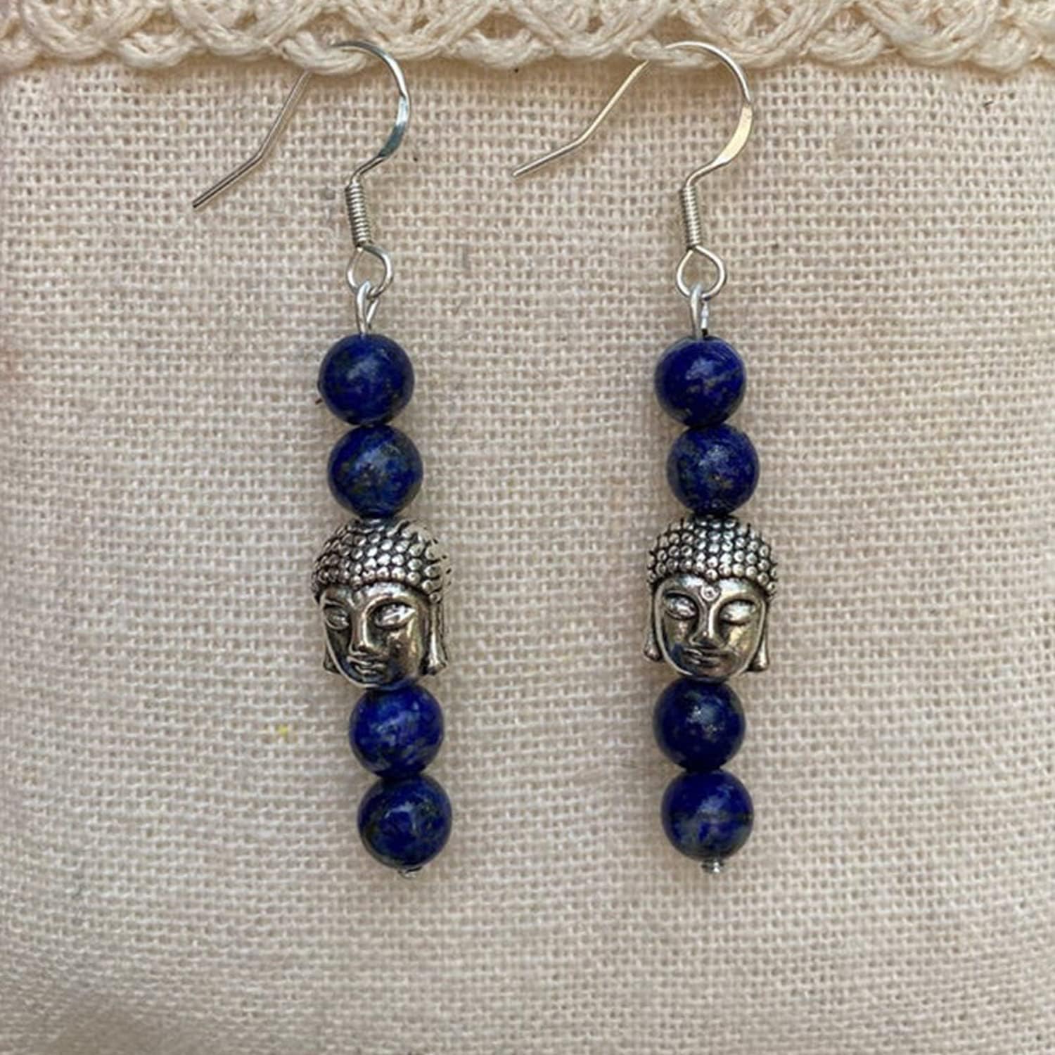 RUBYCA 40PCS Buddha Small Spiritual Metal Beads Mix Colors Spacer for Jewelry Making Bracelet - Image 5