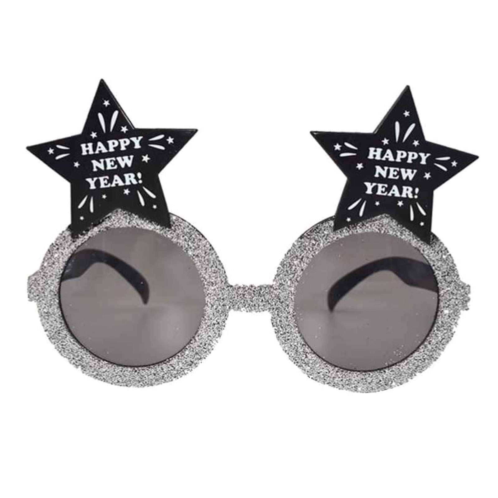 SoochatHappy New Year Eyeglasses New Year Eve Sunglasses Funny Photo Props Accessory for 2025 New Years Eve Party Festival Favor