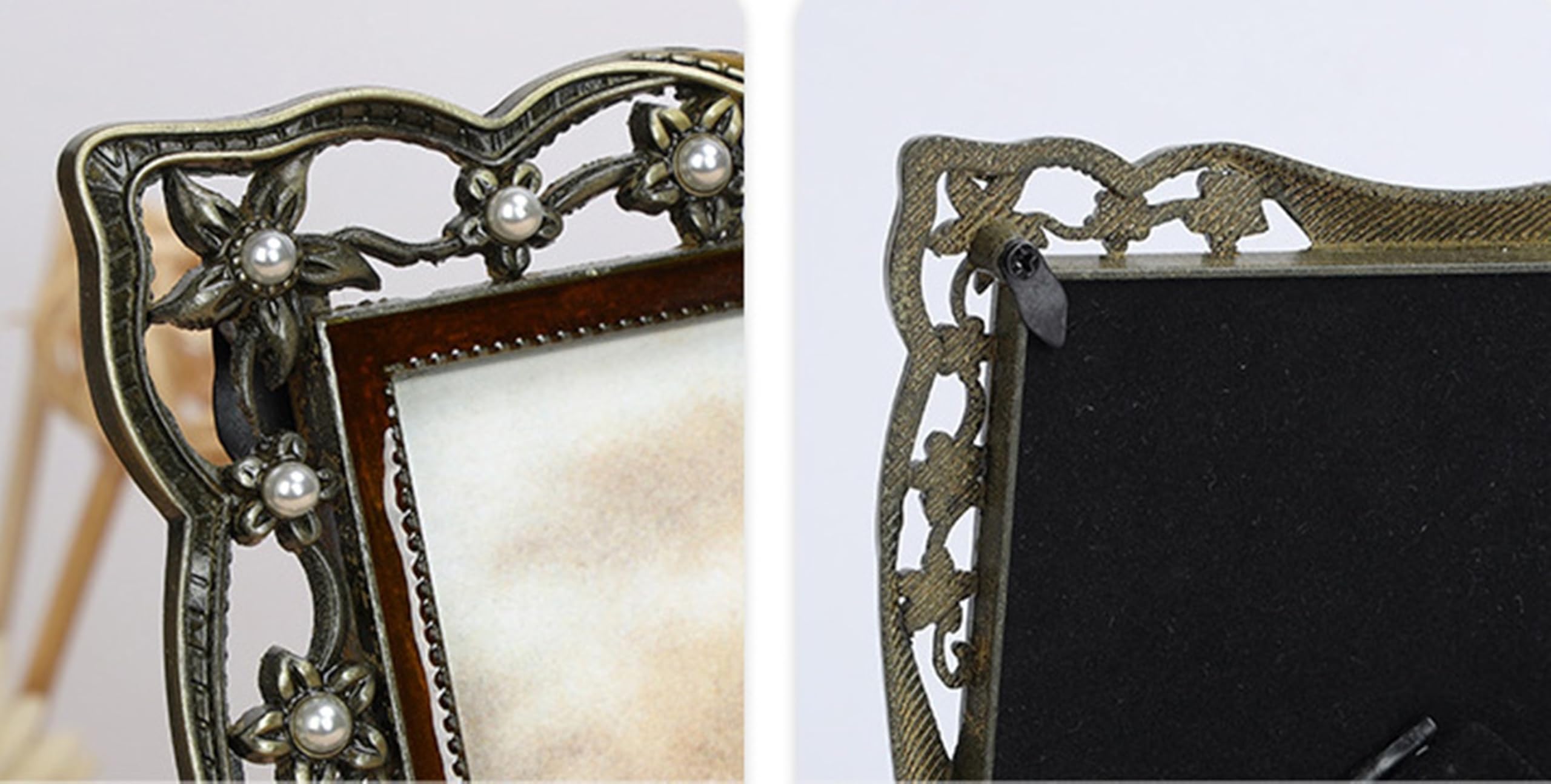 Amazon.com - Ayoiow Vintage Copper Picture Frame 6x8 for Tabletop