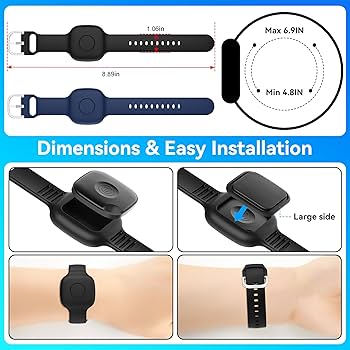 Waterproof Silicone Wristbands For Tile Mate 2022 - Adjustable Kids Tracker Bracelet (2 Pack) | UK