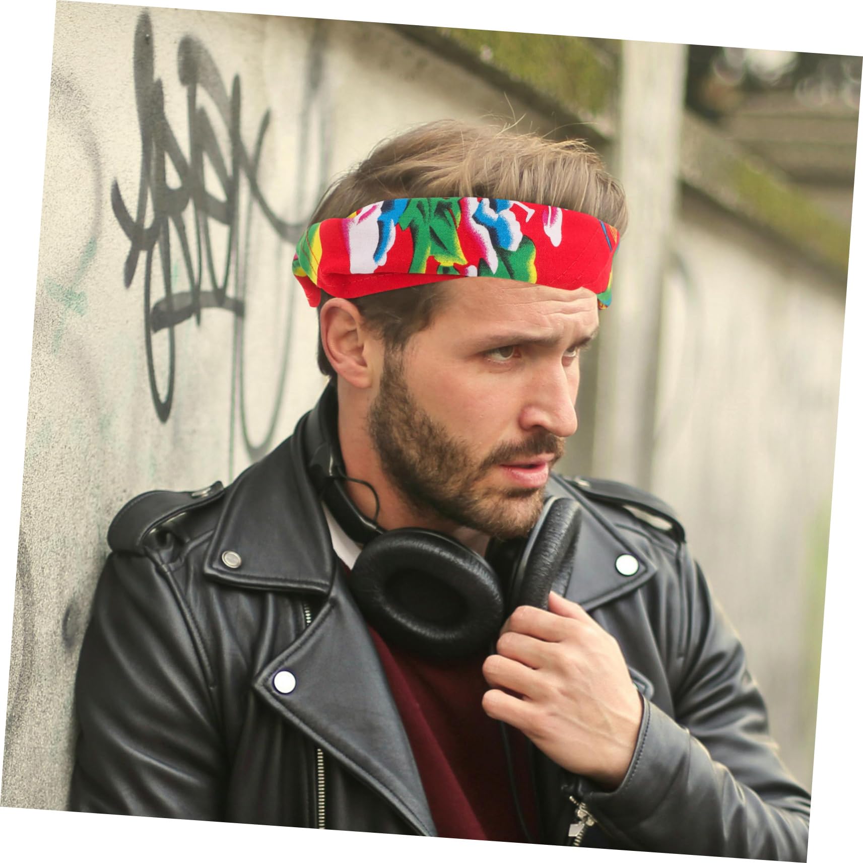 4 Pezzi Foulard Da Ciclismo All'Aperto Confortevole Ciclismo Headwrap Copricapo Da Stampa Floreale Bandana Floreale Bandana Da Equitazione Sport Moda a