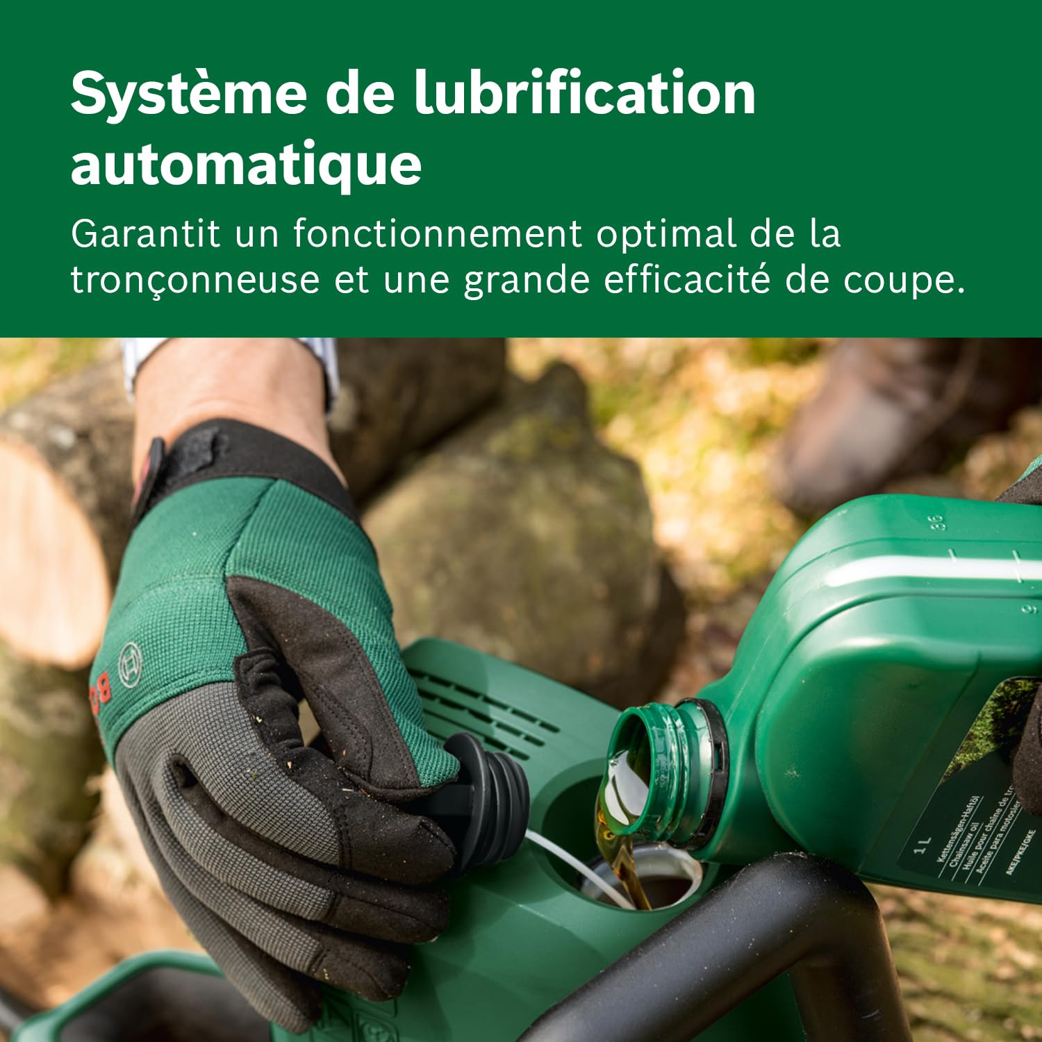 Bosch Tronçonneuse à chaîne sans-fil PKE18V-30-28 sans batt./chargeur