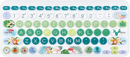 Miniatura 2 de Logitech K380Pebble Keys 2 K380s - Funda para teclado Bluetooth multidispositivo, diseño de flamenco